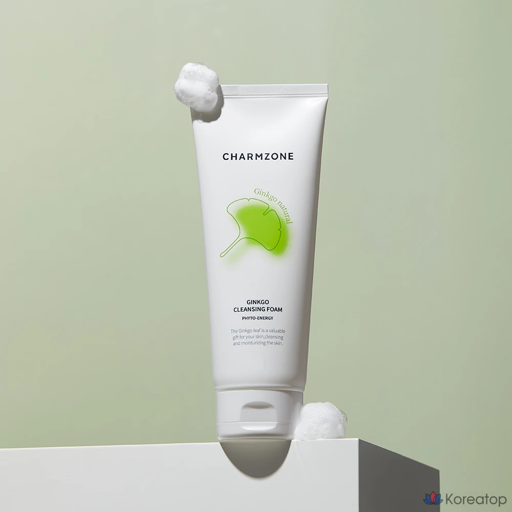 Пенка для умывания Charmzone Ginkgo Natural, 1 шт., 200 мл, фото 4