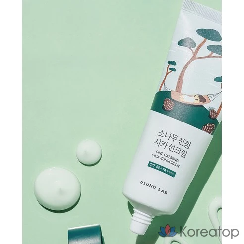 Крем с экстрактом игл сосны Round Lab SPF50+PA + + ++