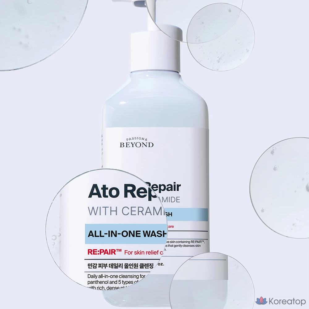 Гель для умывания BEYOND Atto Repair With Ceramide All-in-One Wash, 1 л, 1 шт.