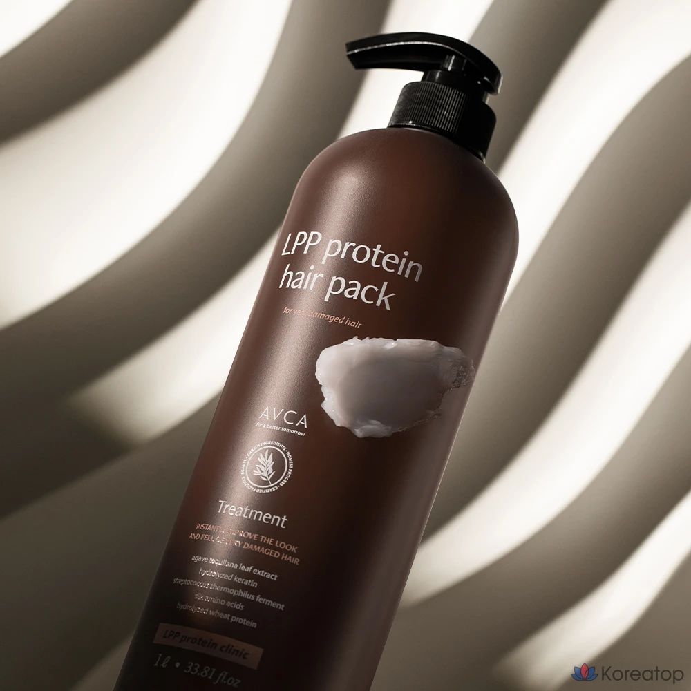 AVCA Extreme Damage Care LPP Protein Hair Pack — средство для ухода за волосами с низким уровнем раздражения, 1 шт., 1 л