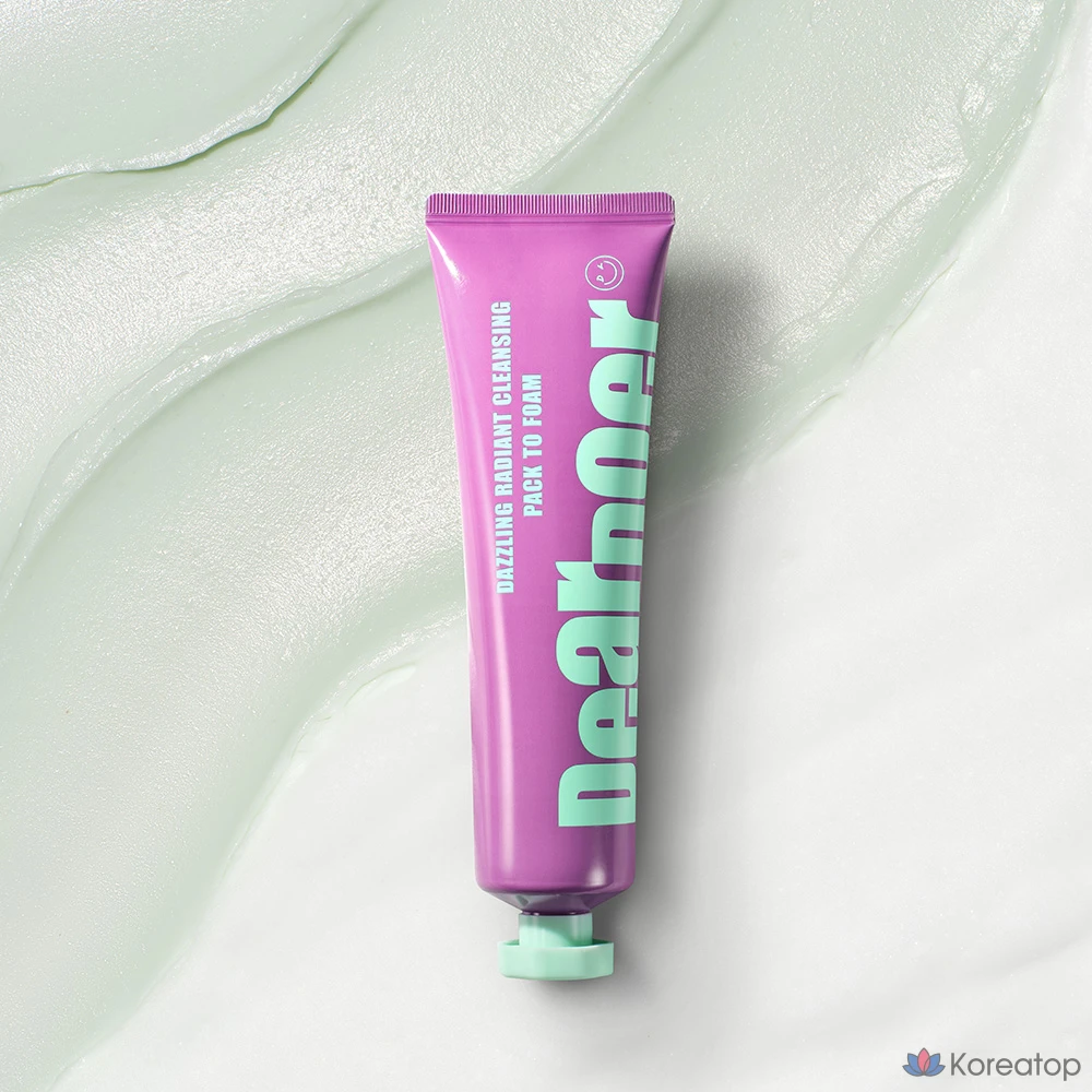 Очищающая пенка для лица Dear Doer Vegan Dazzling Radiant Packtofoam, 1 шт., 100 мл