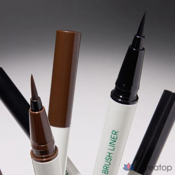 Подводка для глаз в виде пера Innisfree Powerproof Pen Liner, оттенок Brown #2, 0.6 г, 1 шт., фото 5