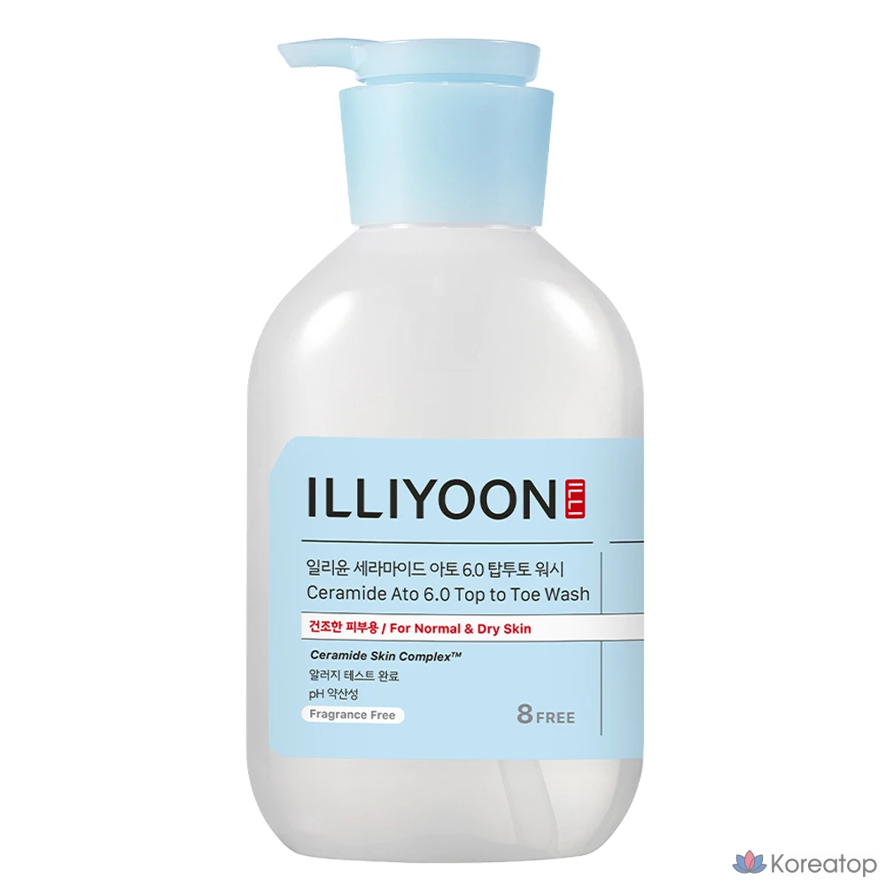 Гель для душа Illiyoon Ceramide Ato 6.0 Top-to-Toe, 500 мл, 1 шт.