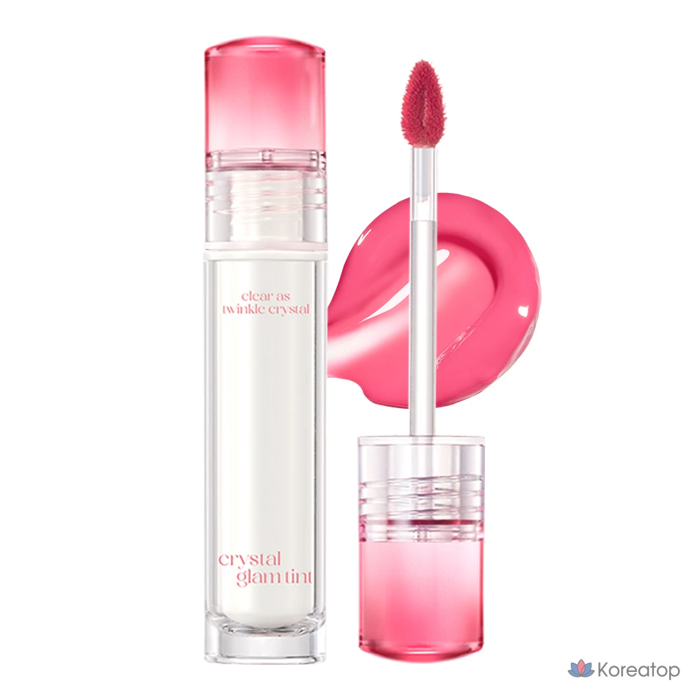 Тинт для губ Clio Crystal Glam Tint, оттенок 003 Blushed Peach, 3,4 г, 1 шт.