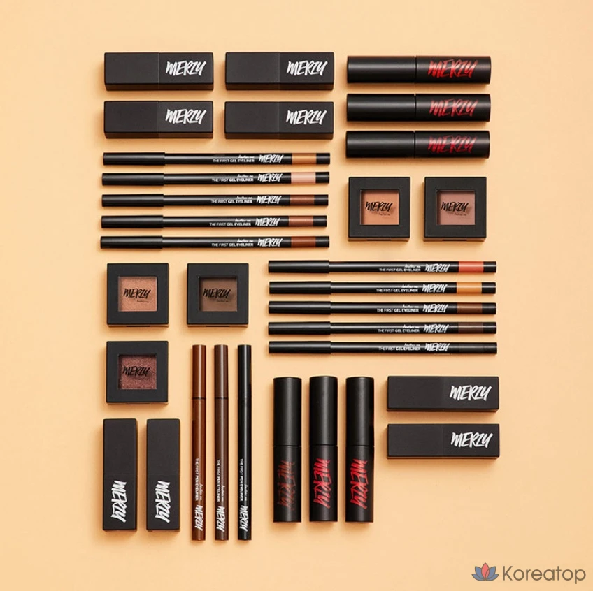 Гелевая подводка для глаз MERZY the First Slim Gel Eyeliner 0.05g, GS1 Black Onyx, 1 шт., фото 9