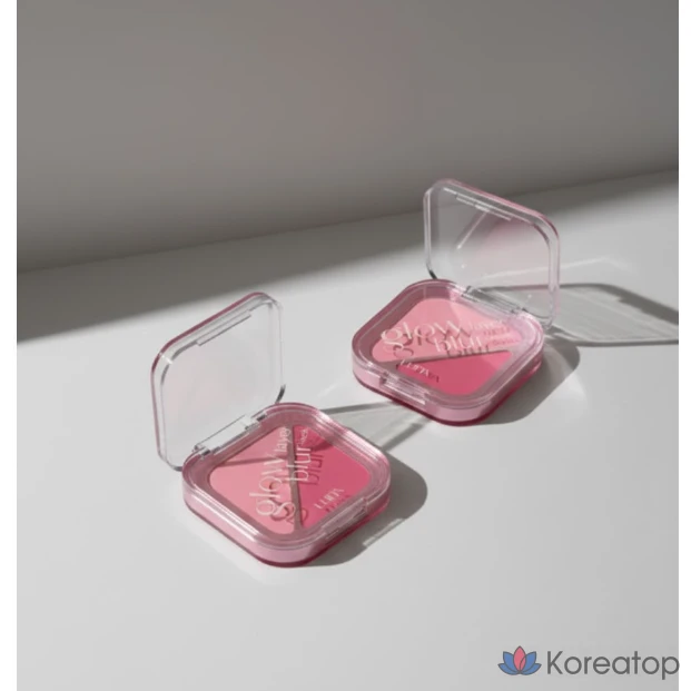 Румяна Luna Glow Layer Blur Cheek 8,5 г, № 6, оттенок Frozen Pink, 1 шт.