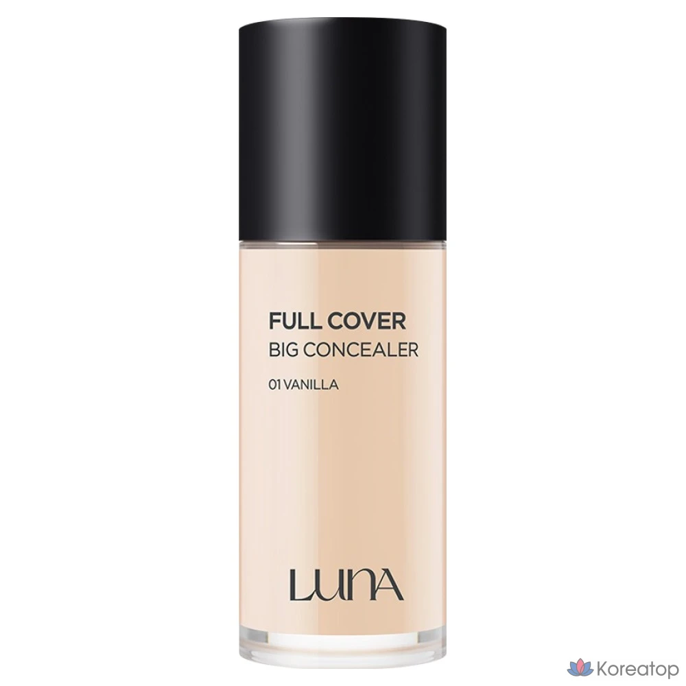 Консилер Luna Long-Lasting Full Cover Big Concealer, 40 г, 1 шт., № 1 Ваниль