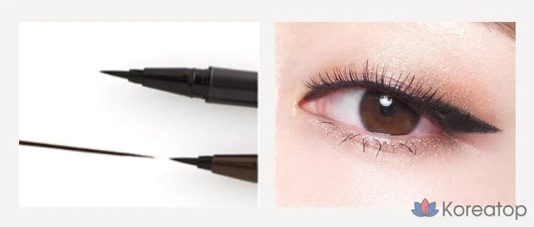 Подводка для глаз Innisfree Powerproof Brush Liner, 0,6 г, № 02, коричневая, 1 шт., фото 9