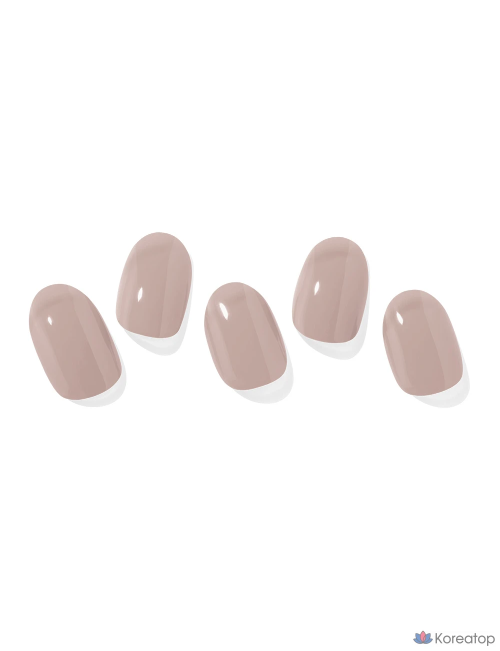 Набор для ухода Ohora Gel Strip Nail 30-piece Set, оттенок Cream Beige, 30 шт.