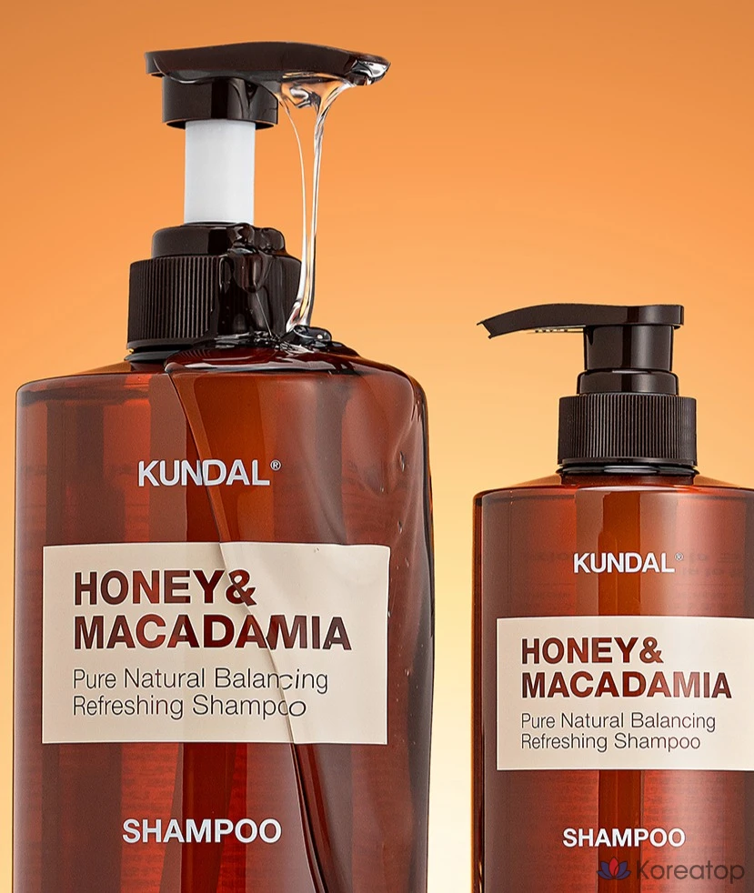 Kundal Honey & Macadamia Nature Шампунь с белым мускусом, 1,058 л, 1 шт., фото 8