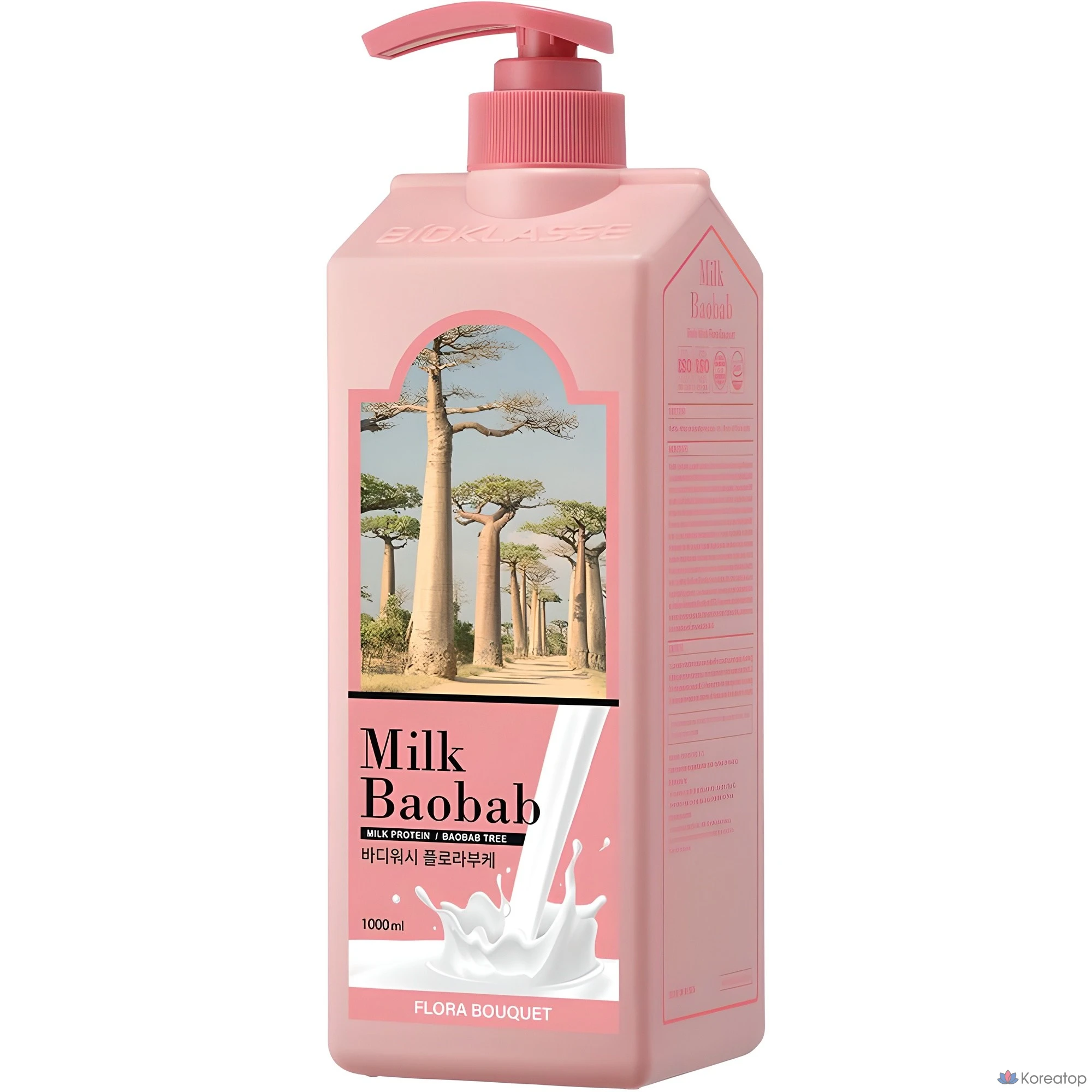 Гель для душа Milk Baobab с ароматом «Цветочный букет», 1 л, 1 шт.