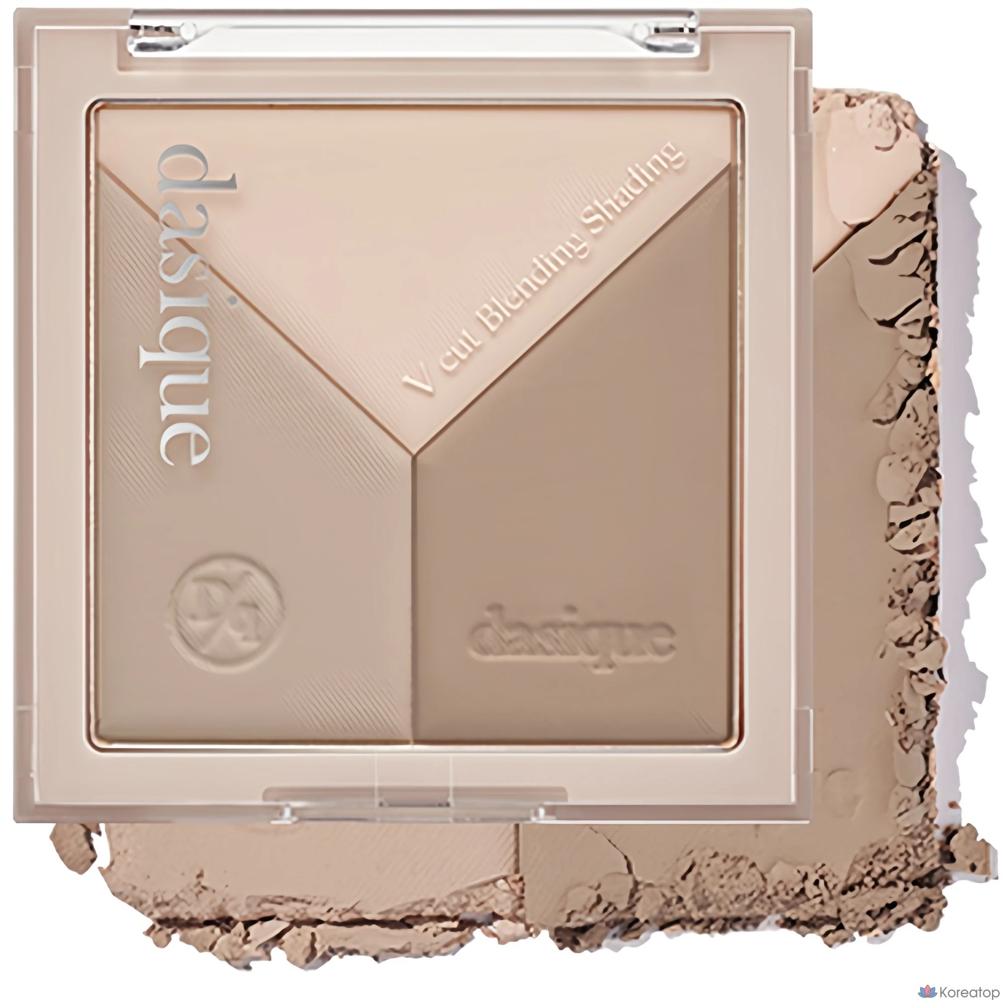 Тени для век Dasique V-Cut 13 г, 02, холодный оттенок, 1 шт.