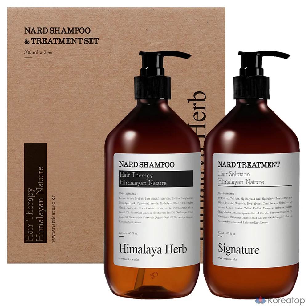 Набор NARD Bouquet Garni: шампунь для волос 500 мл + средство для ухода за волосами 500 мл, 6 комплектов.