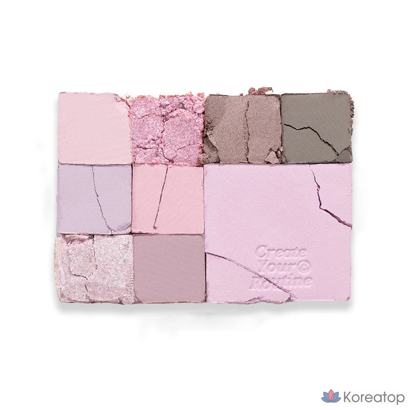 Палетка теней для век MERZY Your Routine Eye Palette, 12,3 г, оттенок Lavender Breeze, 1 шт., фото 5