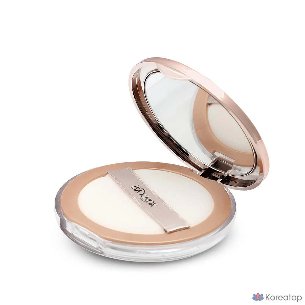 Isa Knox Cover Supreme Rich Essence Setting Powder 30g Tone-Up Setting Finish Finishing Powder Pact, No. 23 Natural Beige, 1 шт., фото 4