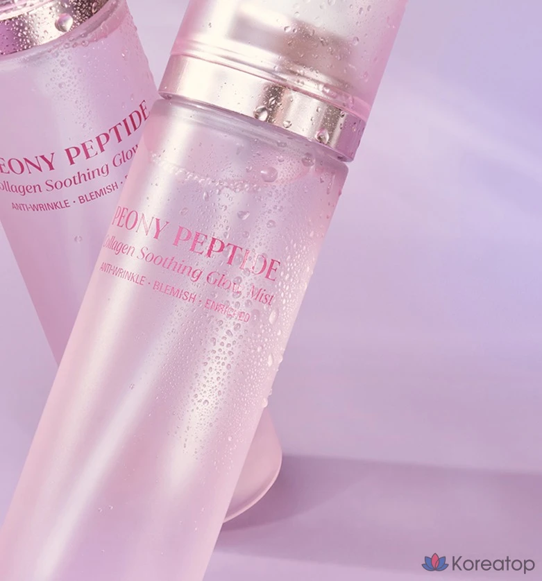 Спрей для лица Goodal Peony Peptide Collagen Water Glow Mist, 120 мл, 1 шт., фото 9