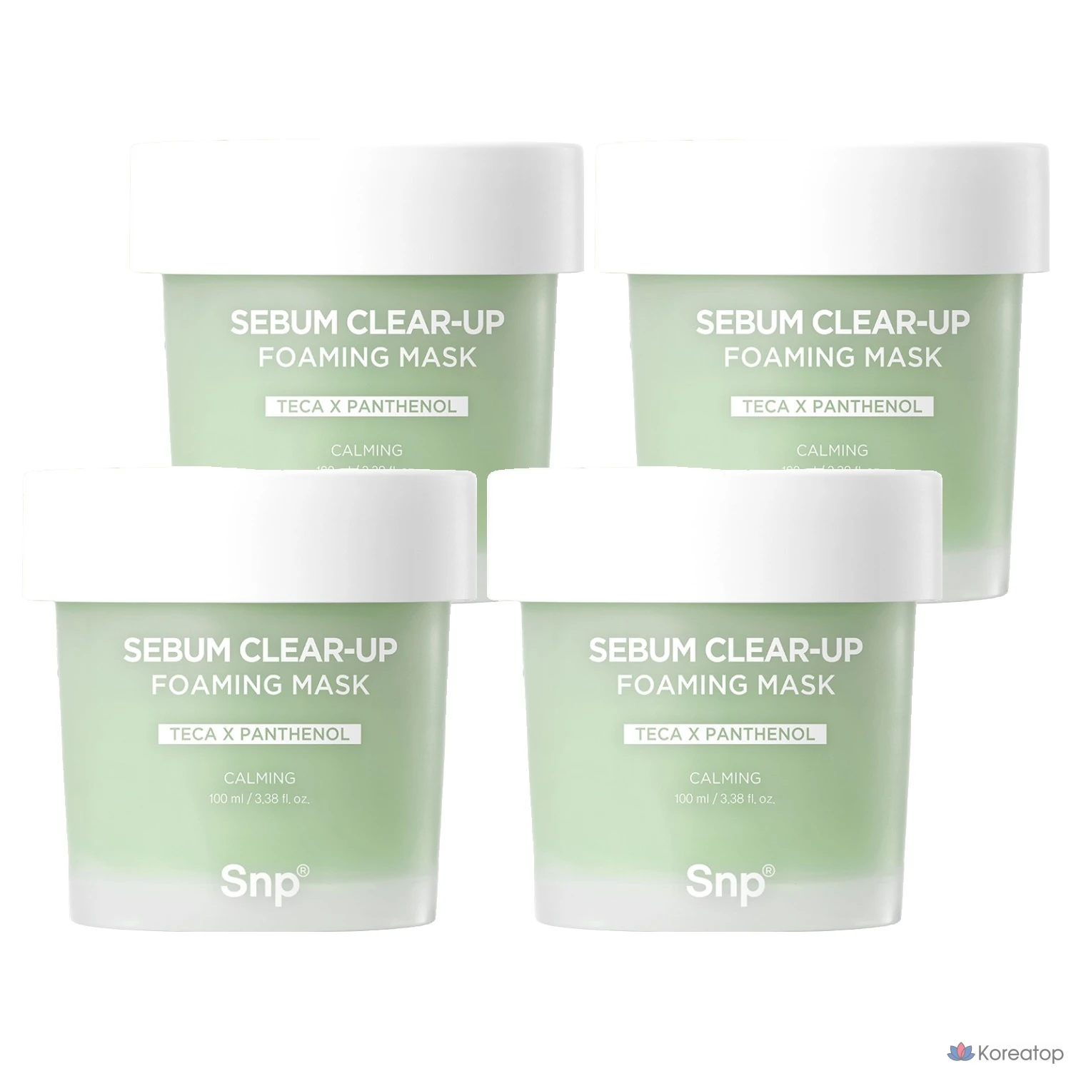 Пенная маска для лица SNP Fiji Ssokssok, 100 мл, 1 упаковка, 4 штуки.