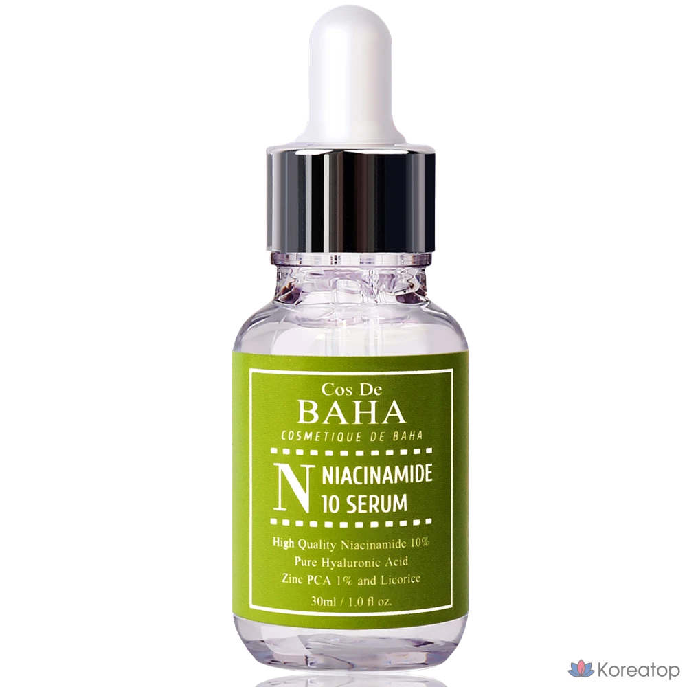 Сыворотка Cos De Baha с ниацинамидом 10% и цинком 1%, 1 шт., 30 мл