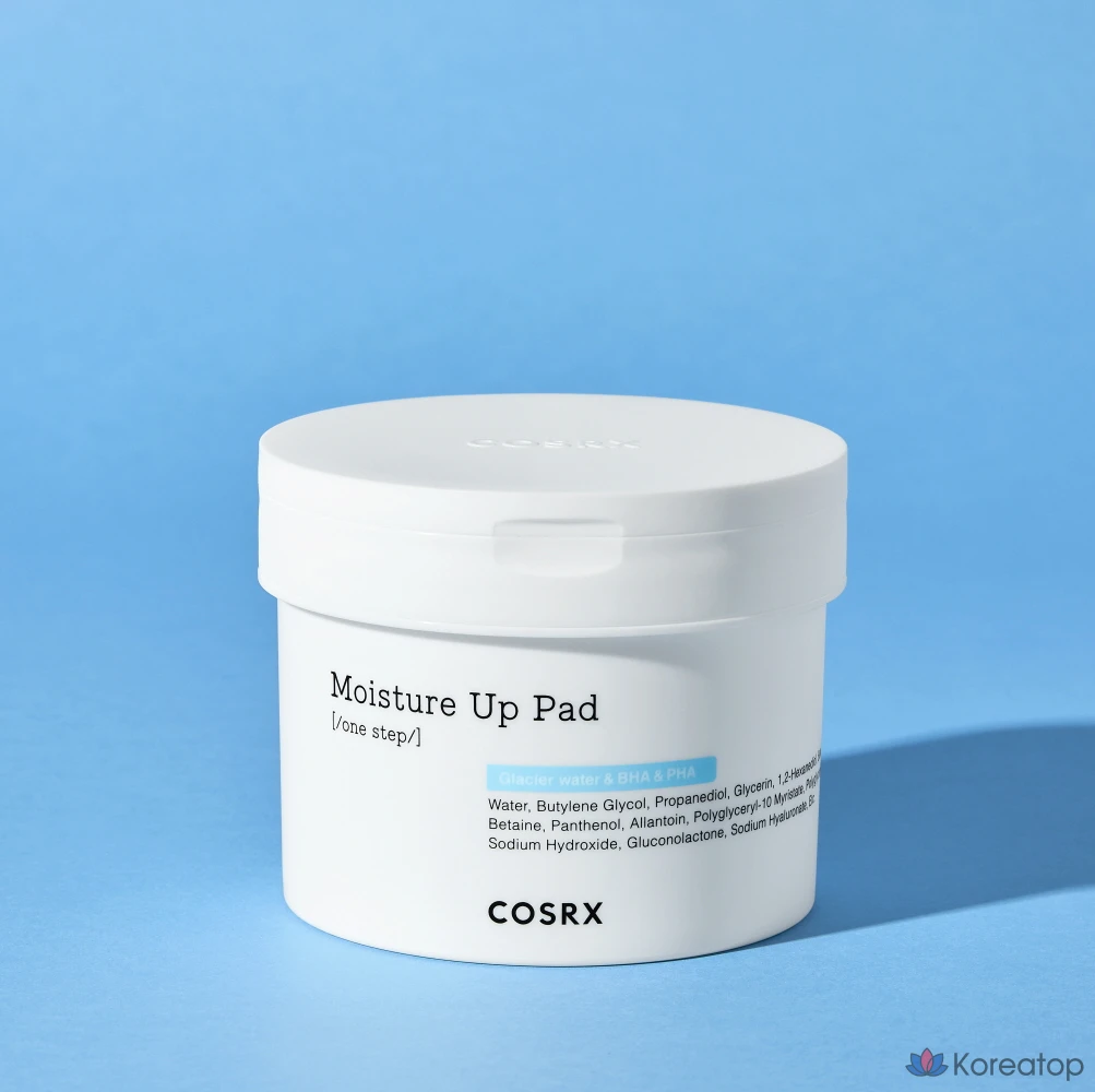 Увлажняющие подушечки COSRX One-Step Moisture Up, 140 мл, 70 листов, 1 упаковка.