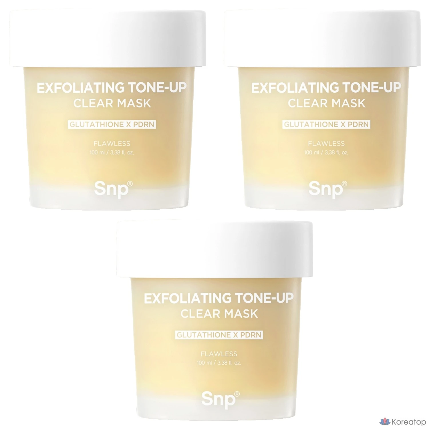 Маска для лица SNP Clear Tone Vitality Mask, 100 мл, 1 упаковка, 3 штуки