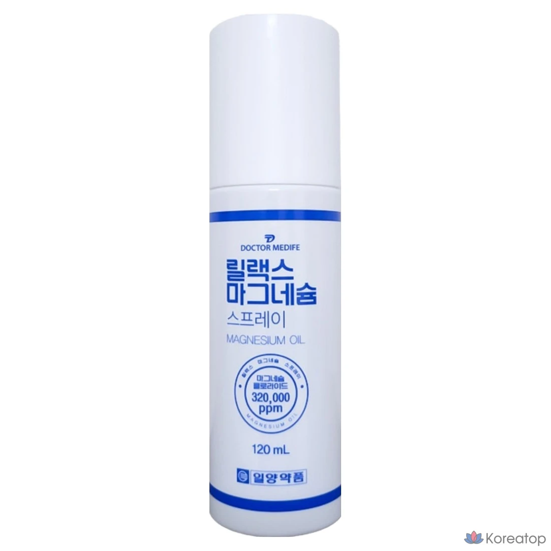 Спрей с магниевым маслом высокой концентрации для расслабления от Il-Yang Pharmaceutical, 120 мл, 1 шт.
