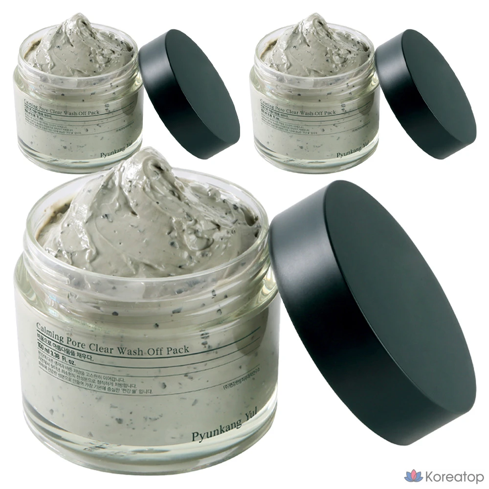 Успокаивающая очищающая маска для пор Pyungangyul, 100 г, 1 упаковка, 3 упаковки