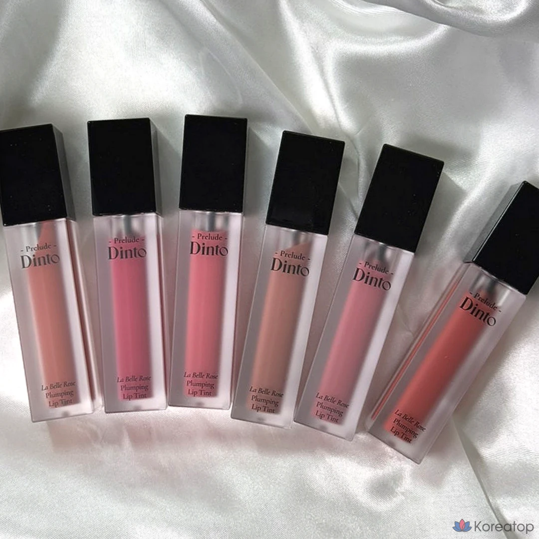 Prilude Dinto Labelle Rose Plumping Lip Tint, 1 шт., 5 г, 24 оттенка Dusk Rose, фото 3