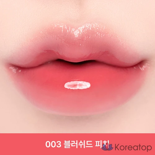 Тинт для губ Clio Crystal Glam Tint, оттенок 003 Blushed Peach, 3,4 г, 1 шт., фото 2