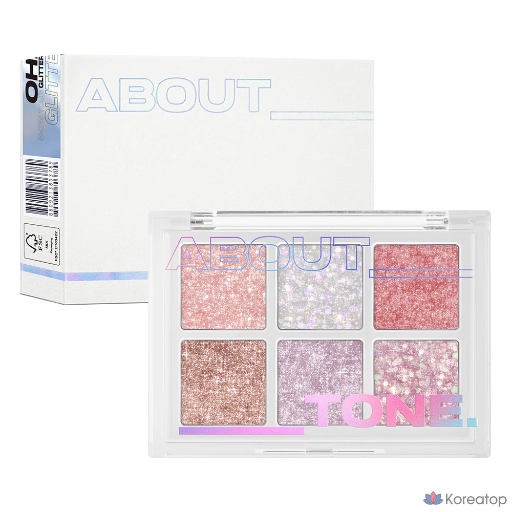 Тени для век ABOUT TONE Oh My Glitter Pop, 02 My:Fairy, 1 шт.