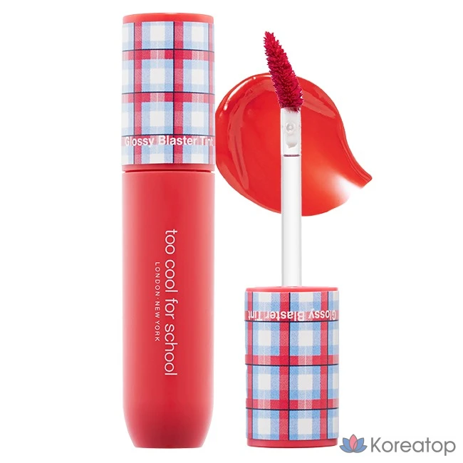 Блеск для губ Too Cool For School Glossy Blaster Tint, № 7, терпкий грейпфрут, 3,4 г, 1 шт.