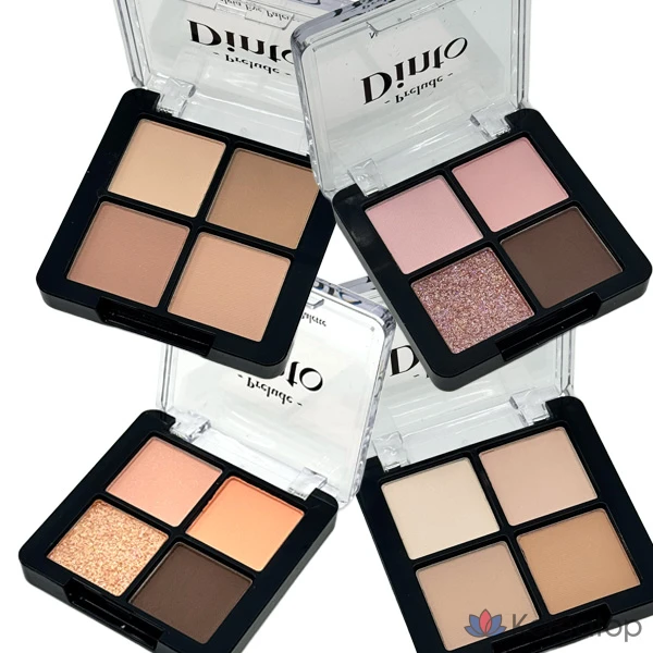 Палетка румян Prilude Dinto Nostalgia Eye Palette, 4 цвета, 4 г, 1 шт.