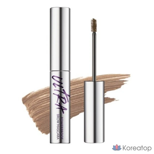 Корректор для бровей Missha Ultra Powerproof Brow Cara, 4 г, нейтрально-коричневый, 1 шт.