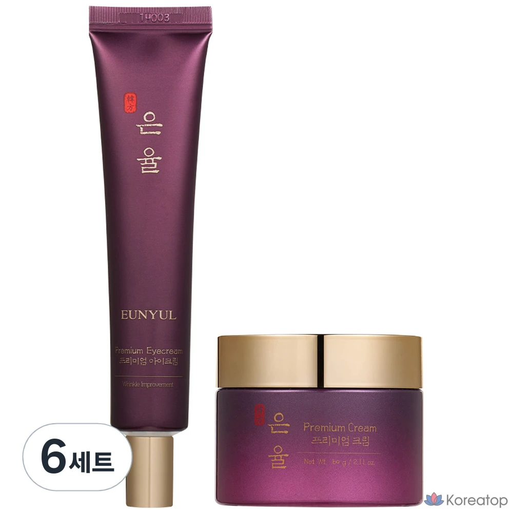 Eunyul Premium Herbal Cream + Eye Cream, 6 наборов