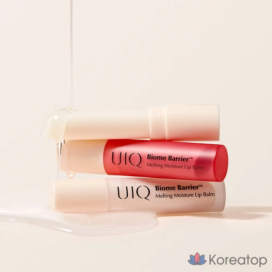 Увлажняющий бальзам для губ UIQ Biome Barrier Melting Moisture Lip Balm, розовый, 3,2 г, 1 шт., фото 4