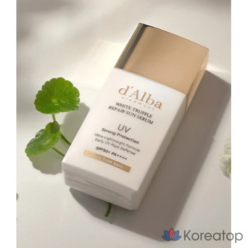 Солнцезащитная сыворотка D'alba White Truffle Repair Sun Serum SPF50+ PA++++, 35 мл, 1 шт.
