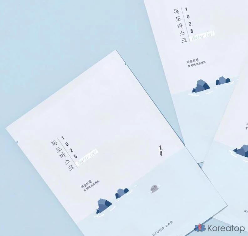 Увлажняющая гелевая маска Round Lab 1025 Dokdo, 30 мл, 1 упаковка, 40 штук, фото 7