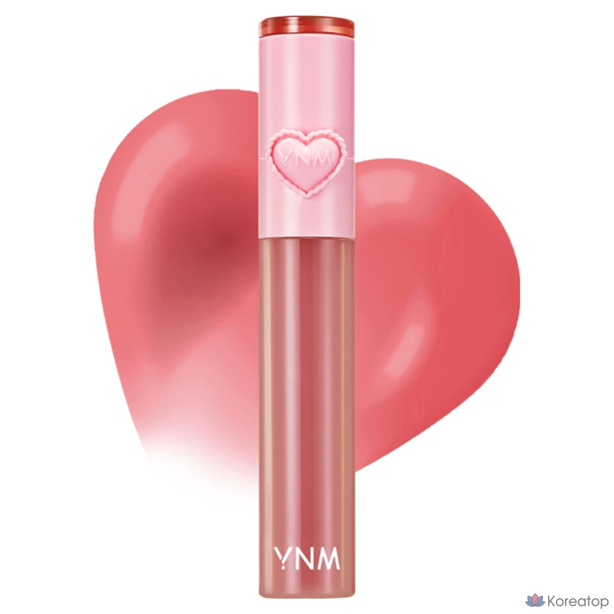 YNM Heart Gelling Tint (со встроенной силиконовой кисточкой), 07 Apricot Gelling, 2,6 г, 1 шт.