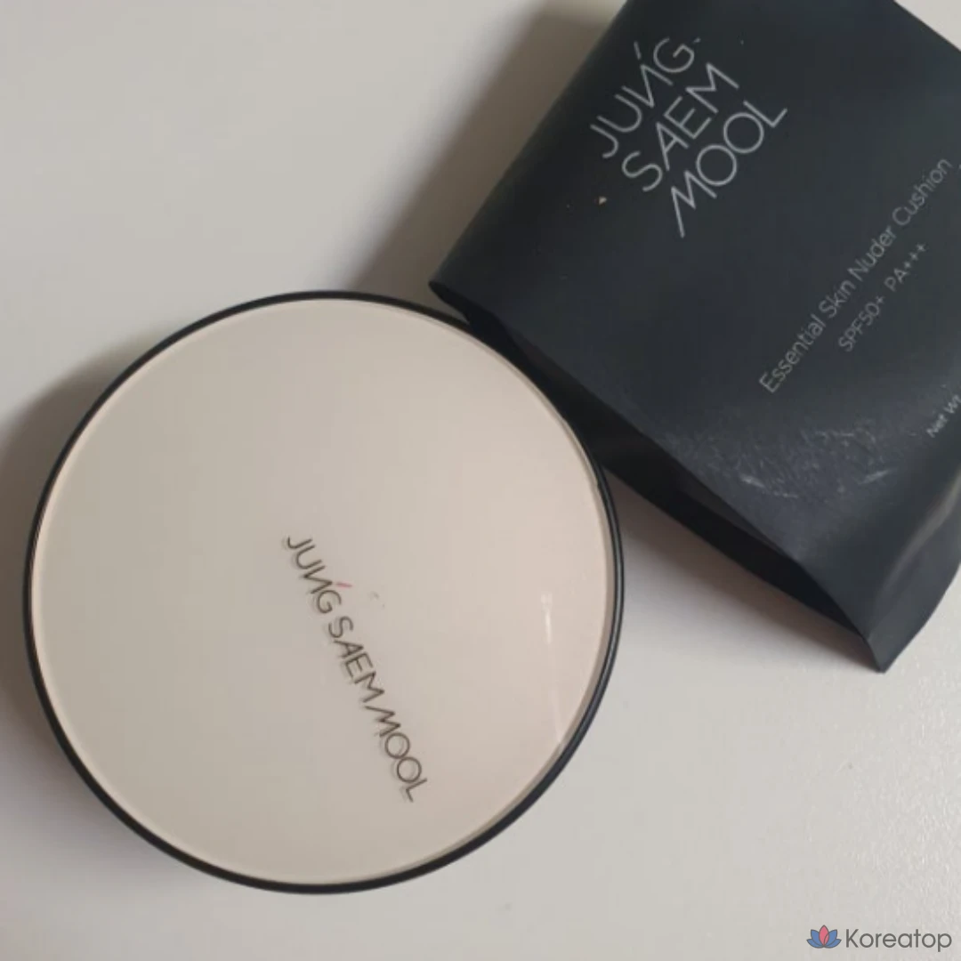 Тональный крем Jeong Saem Mool Essential Skin Nude Cushion Fairlight 14 г, оттенок Fair Pink № 17, 1 шт.