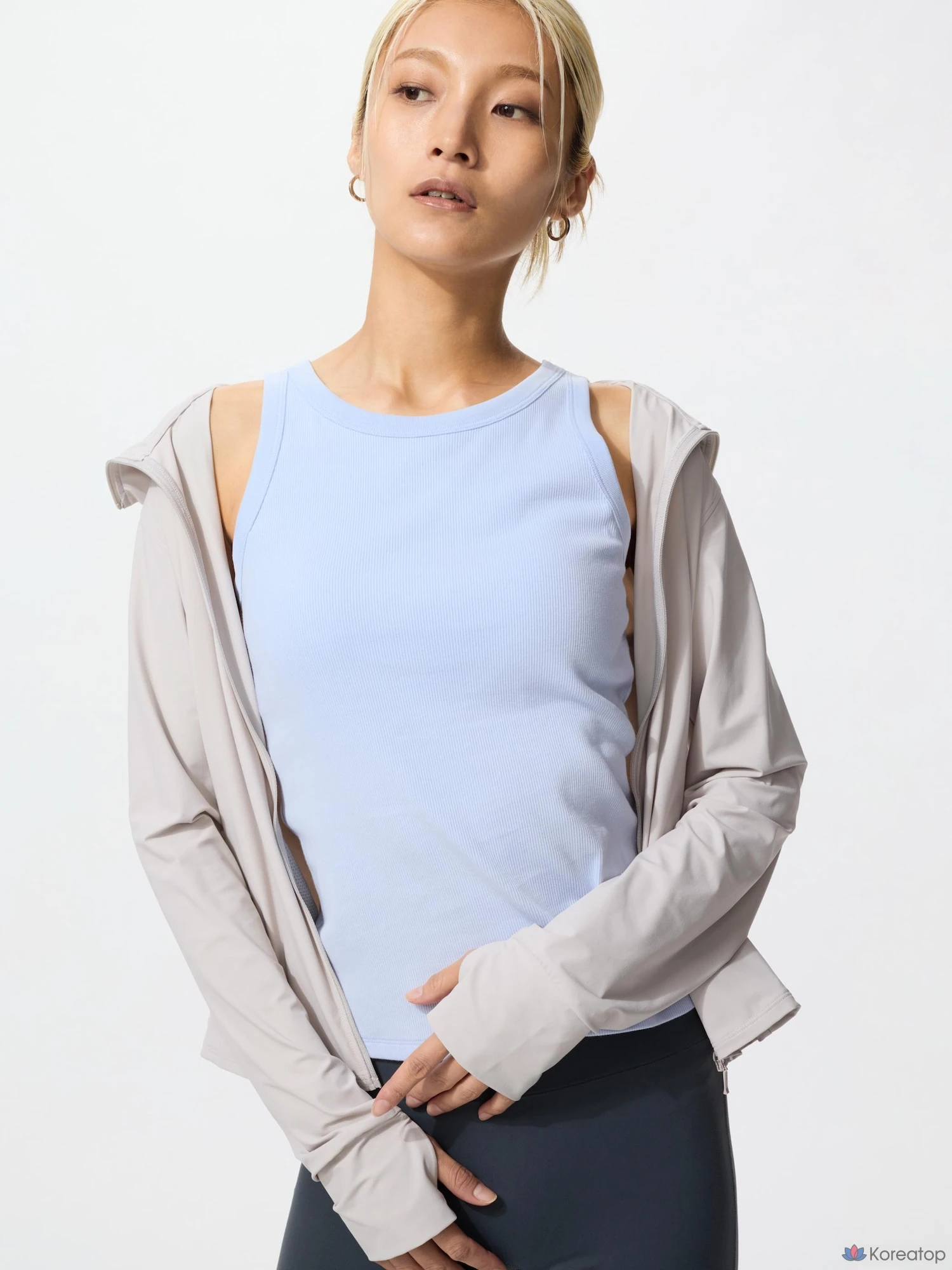 Бра-топ Uniqlo Rib Bra Top