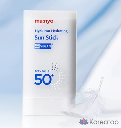 Manyo Factory Гиалуроновый увлажняющий солнцезащитный стик SPF50+ PA++++, 1 шт., 18 г