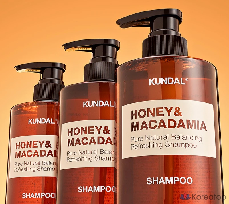 Kundal Honey & Macadamia Nature Шампунь с белым мускусом, 1,058 л, 1 шт., фото 9