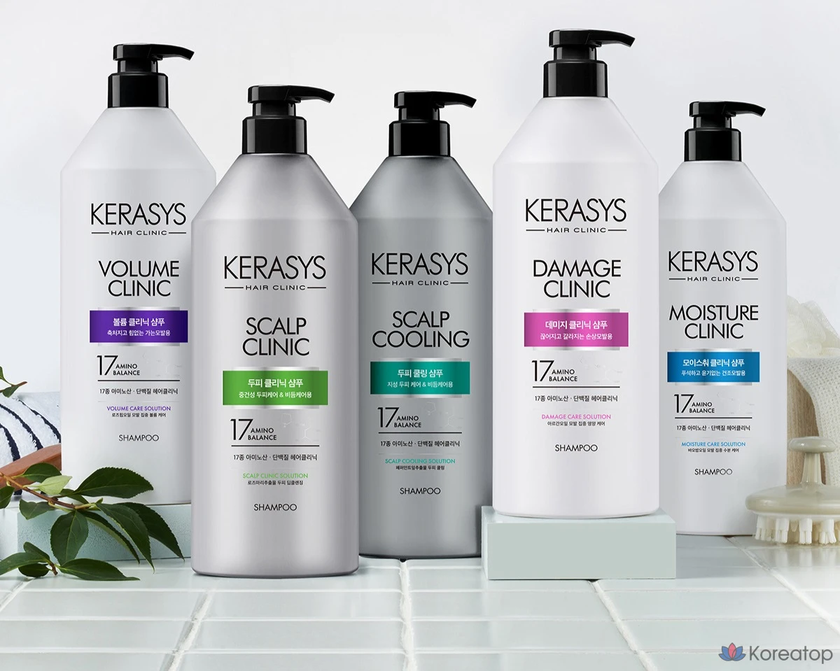 Охлаждающий протеиновый шампунь для кожи головы KeraSys, 1,5 л, 1 шт., фото 5