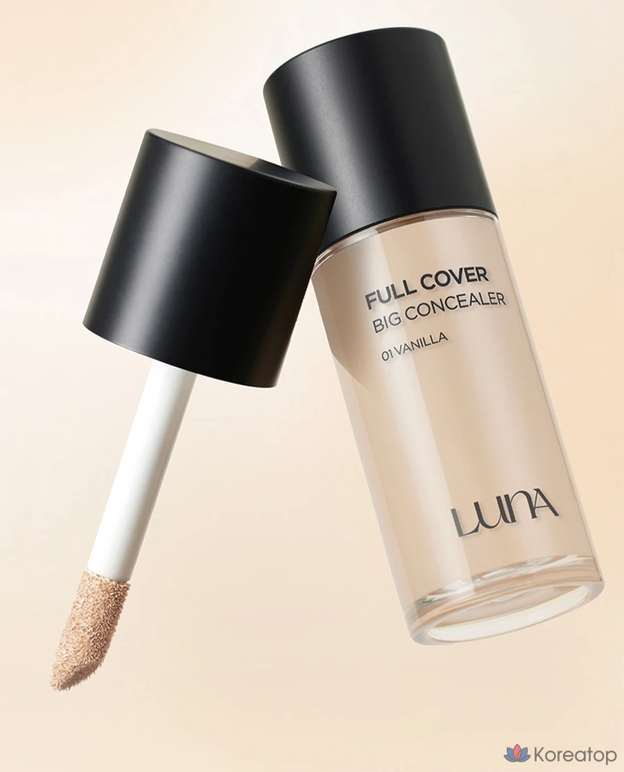 Консилер Luna Long-Lasting Full Cover Big Concealer, 40 г, 1 шт., № 1 Ваниль, фото 2