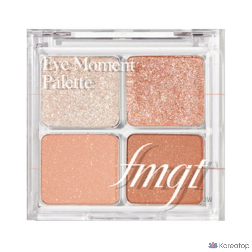 Палетка теней для век FMGT eye moment, оттенок 04 Natural Glow, 1 шт.