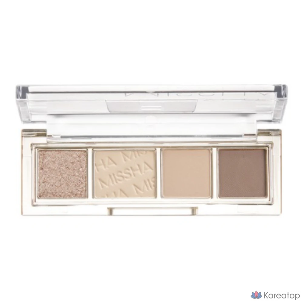 Палетка теней Missha Day Vibe, 3 г, № 01 Beige (Beige Motion), 1 шт.