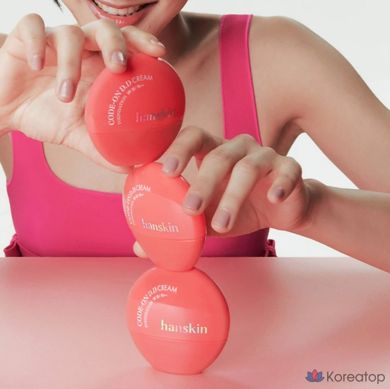 Тональный крем HANSKIN Code On DD Cream Foundation, 35 мл, 1 шт., оттенок 12C Fair, фото 5