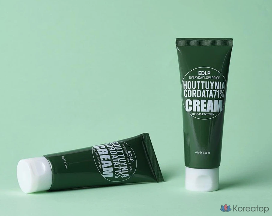Увлажняющий крем Derma Factory EDLP Eoseongcho 71%, 60 г, 1 шт.