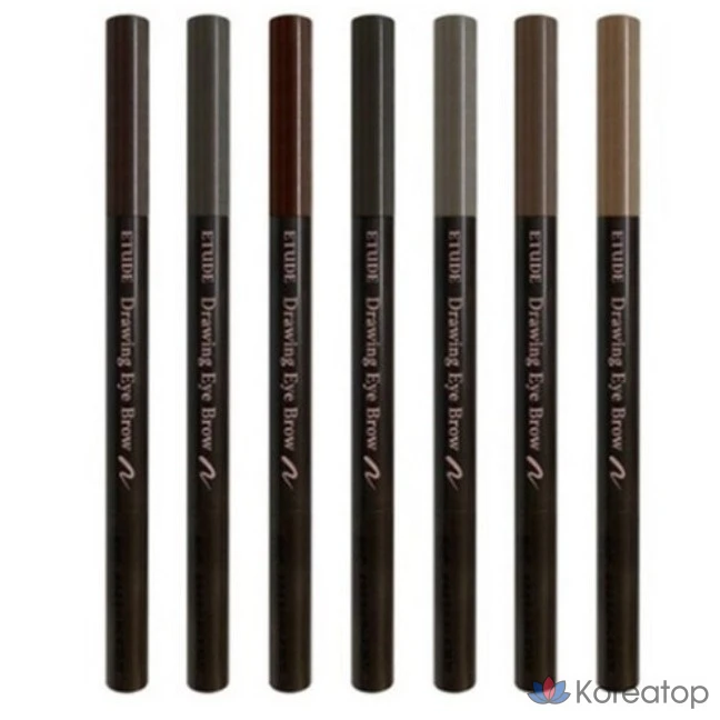 Краска для бровей Etude House Drawing Eyebrow, 0,25 г, 02 GRAY BROWN (серо-коричневый), 1 шт.