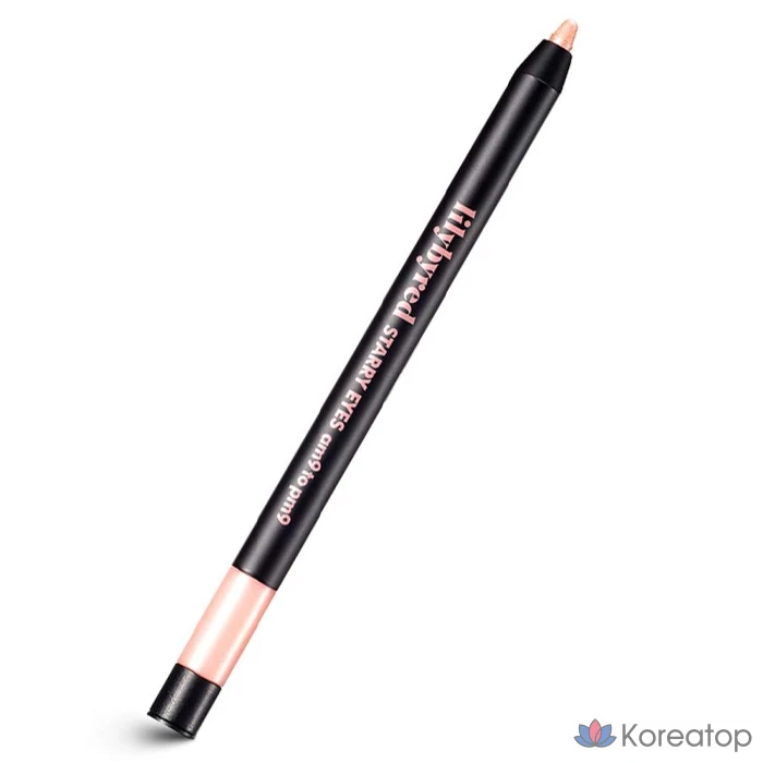 Гелевая подводка для глаз Lilybyred Stareyes Nine to Nine, 0,5 г, оттенок 04 Golden Pink, 1 шт.