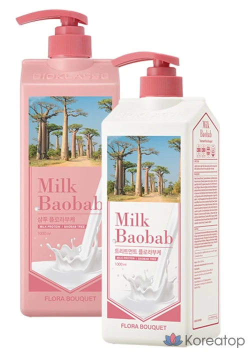 Шампунь Milk Baobab с ароматом «Цветочный букет», 1 л, 1 шт., фото 2
